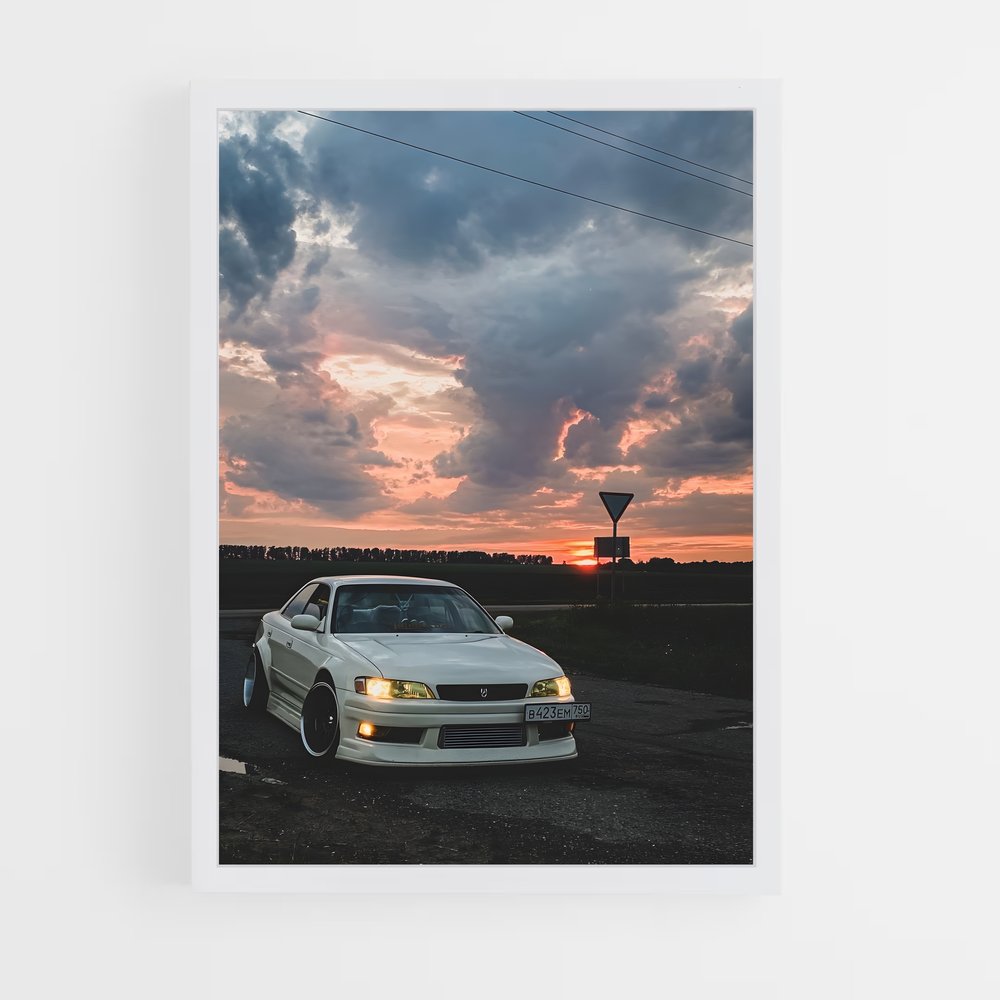 Poster incroyable Mark ii jzx – affiche Toyota (vue 3)